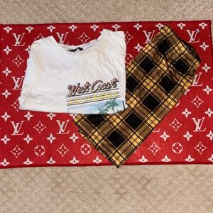 Ladies 2 piece skirt set